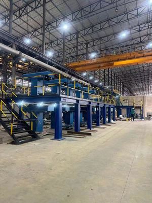 Máquina de fundição de cobre de 3000 toneladas 2400 mm/min